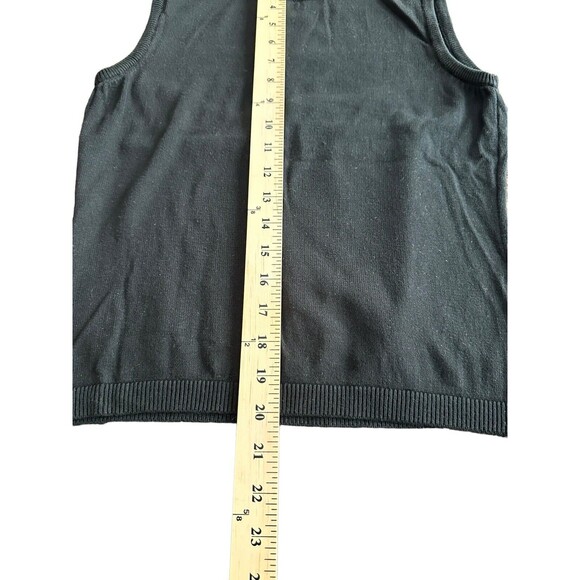 United Colors of Benetton Vest Women’s Small Sleeveless Vest Top‎ Black #AB10-5 - Picture 7 of 9